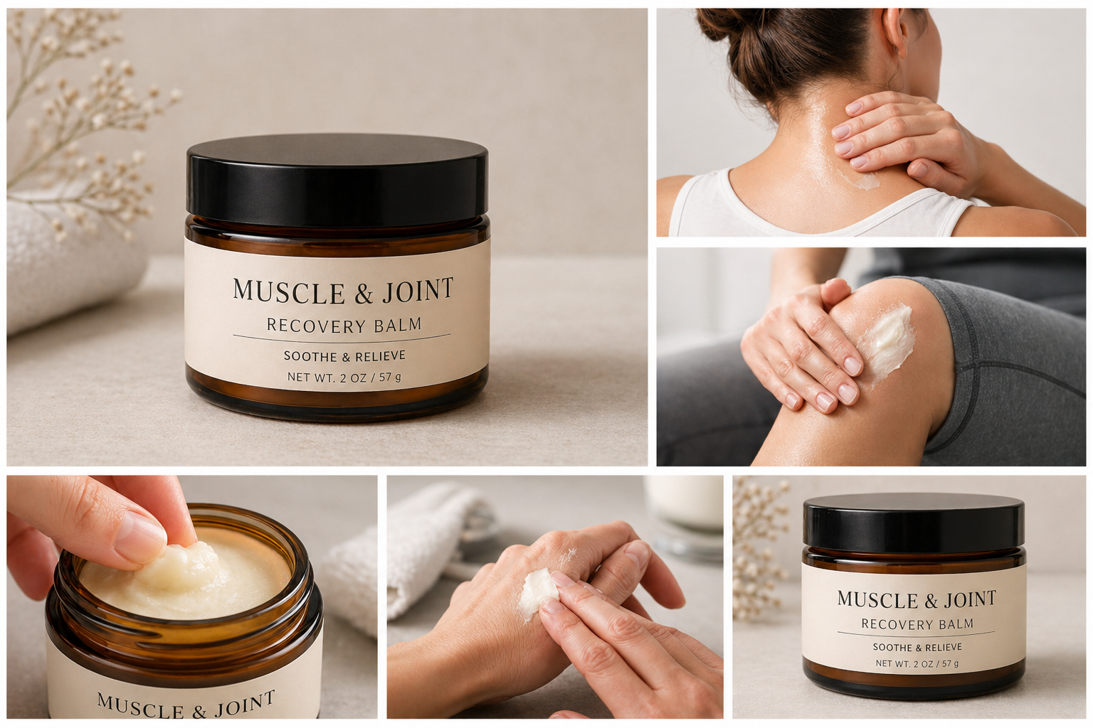 Muscle & Joint Recovery Balm – Deep Relief Formula